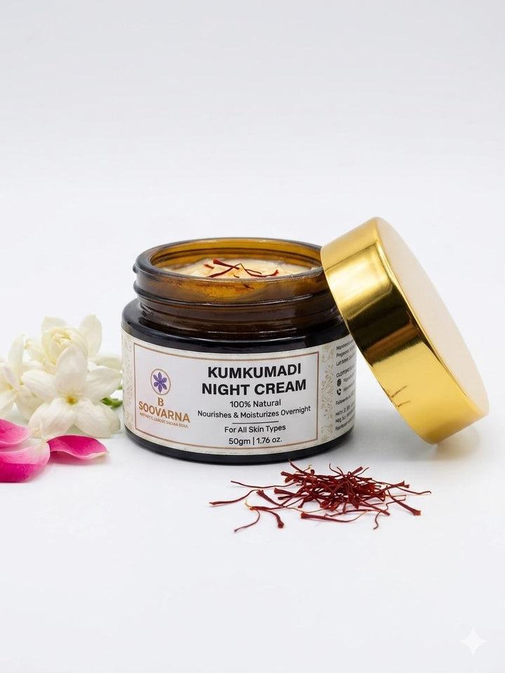 Kumkumadi Night Cream – Wake Up to Naturally Radiant Skin