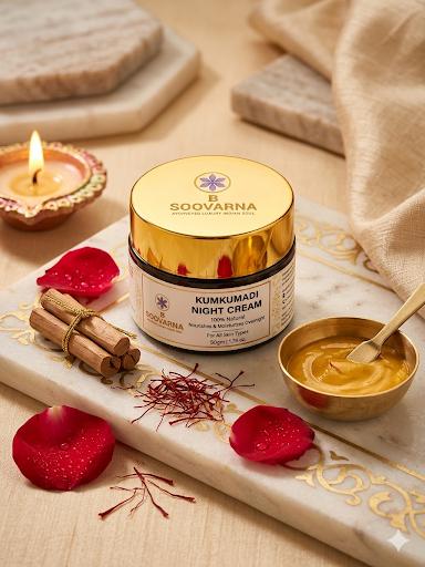 Kumkumadi Night Cream – Wake Up to Naturally Radiant Skin