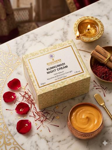 Kumkumadi Night Cream – Wake Up to Naturally Radiant Skin
