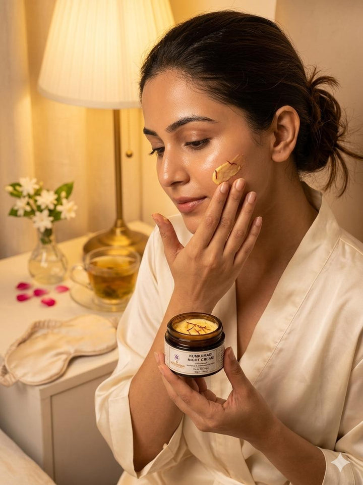 Kumkumadi Night Cream – Wake Up to Naturally Radiant Skin