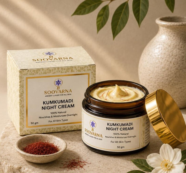 Kumkumadi Night Cream – Wake Up to Naturally Radiant Skin