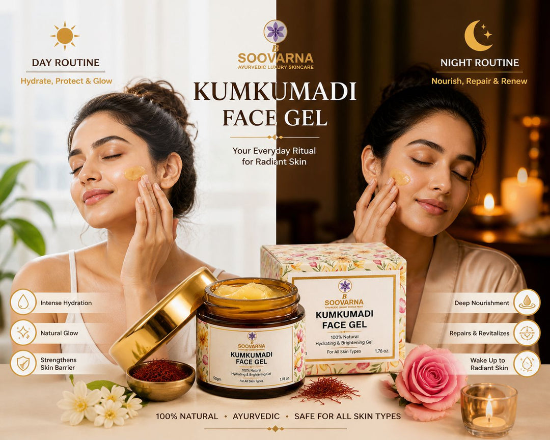 Kumkumadi Face Gel – Hydrating & Brightening Gel