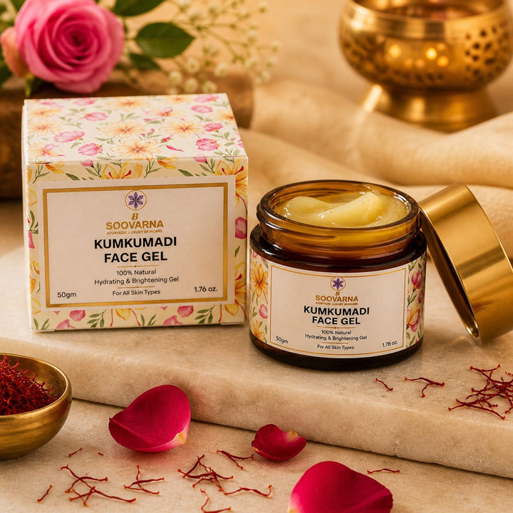Kumkumadi Face Gel – Hydrating & Brightening Gel