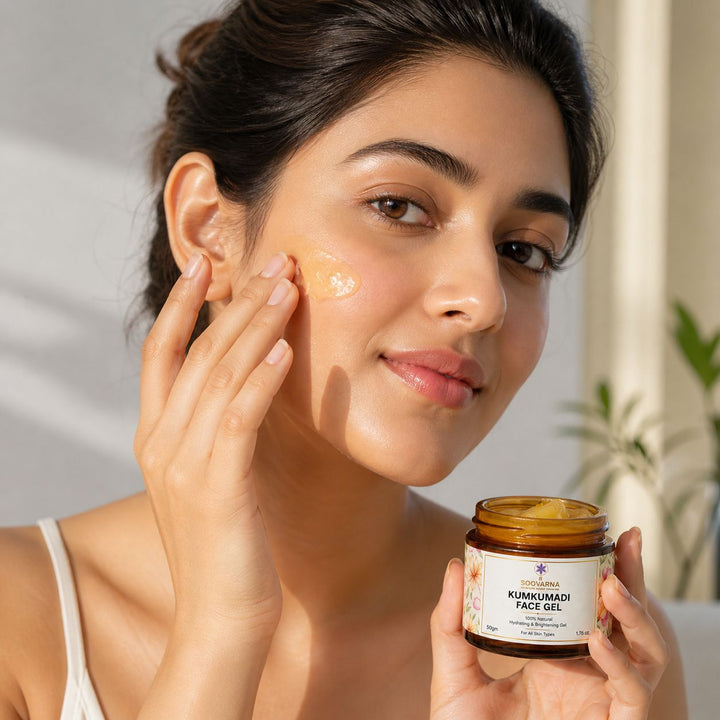 Kumkumadi Face Gel – Hydrating & Brightening Gel