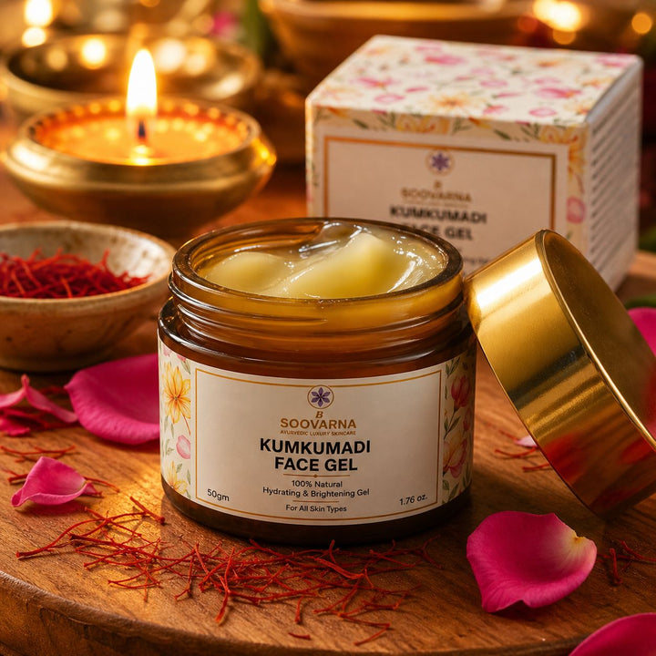 Kumkumadi Face Gel – Hydrating & Brightening Gel