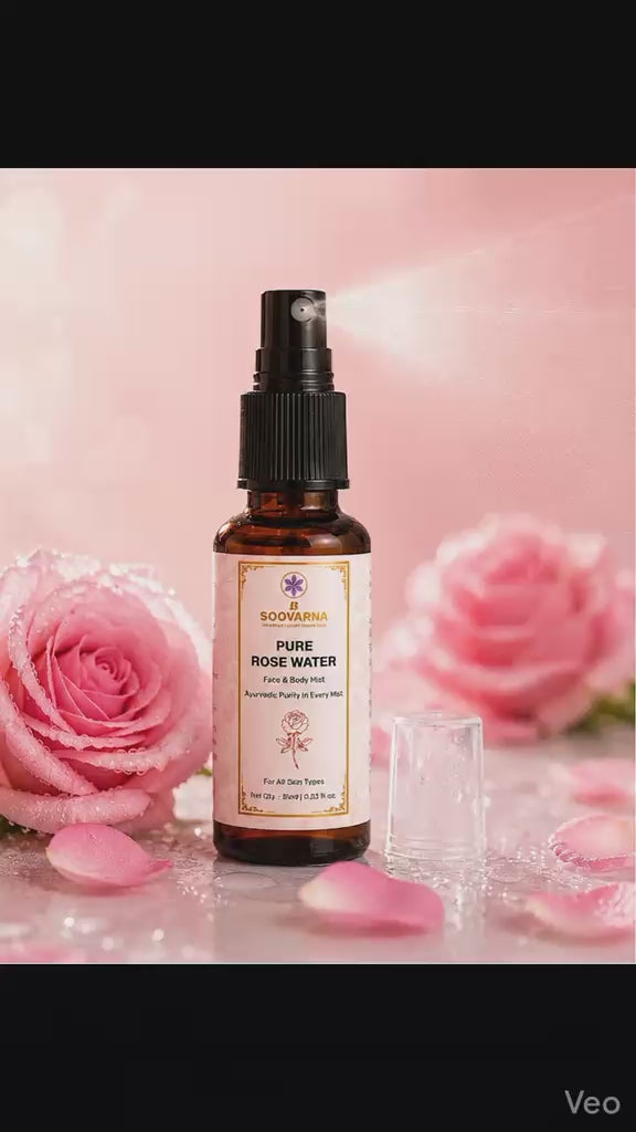 Pure Rose Water Face & Body Mist 10 ML Travel Pack