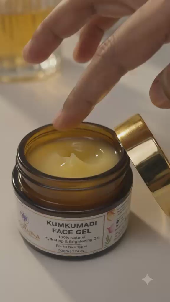 Kumkumadi Face Gel – Hydrating & Brightening Gel