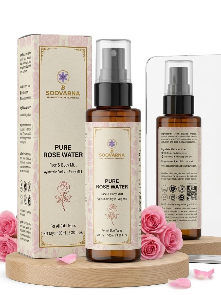 Pure Rose Water Face & Body Mist 100 ML