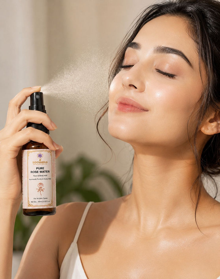 Pure Rose Water Face & Body Mist 10 ML Travel Pack